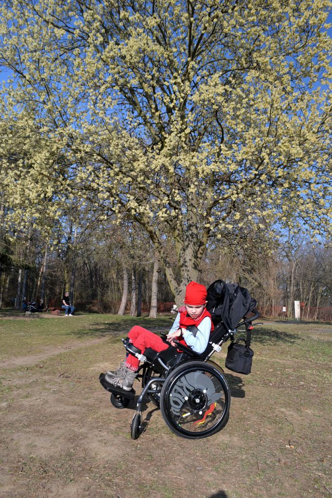 Vítání jara na novéém vozíčku KUDU